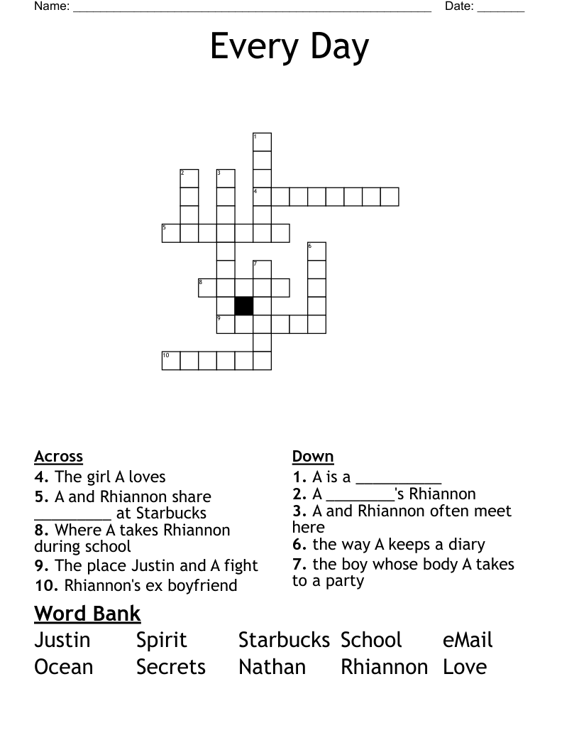 Every Day Crossword