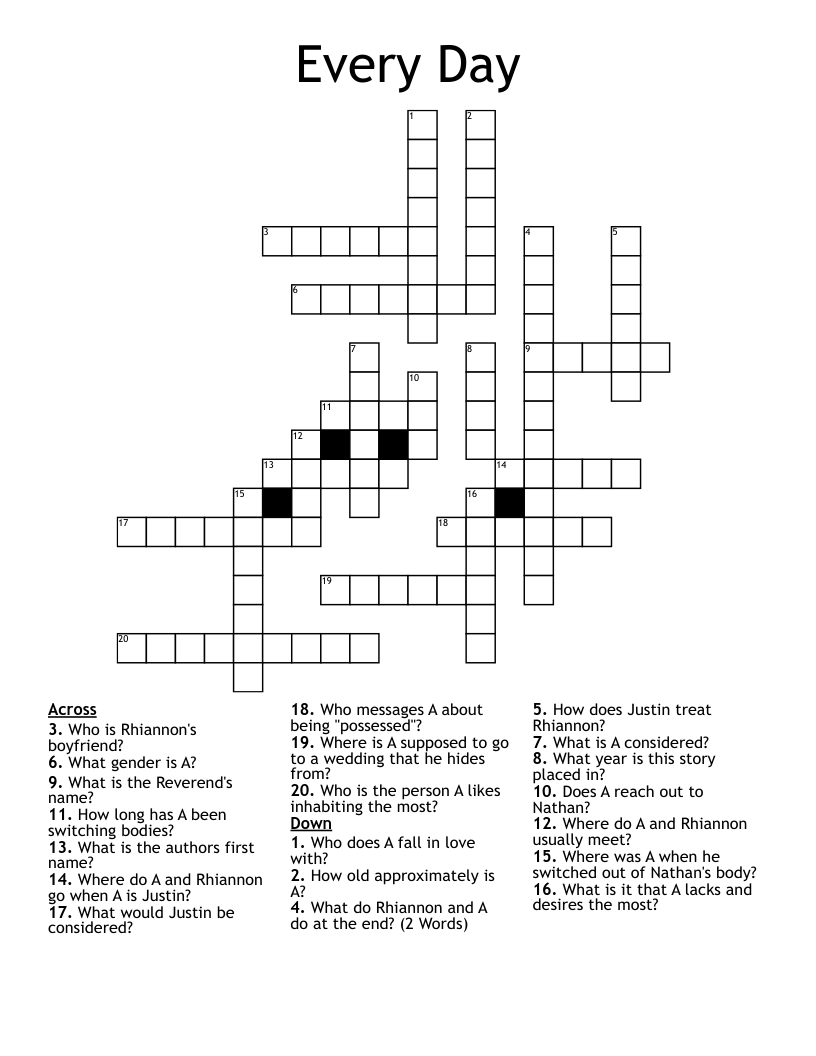 Every Day Crossword