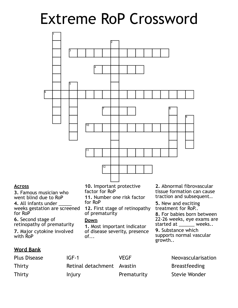 Extreme RoP Crossword 