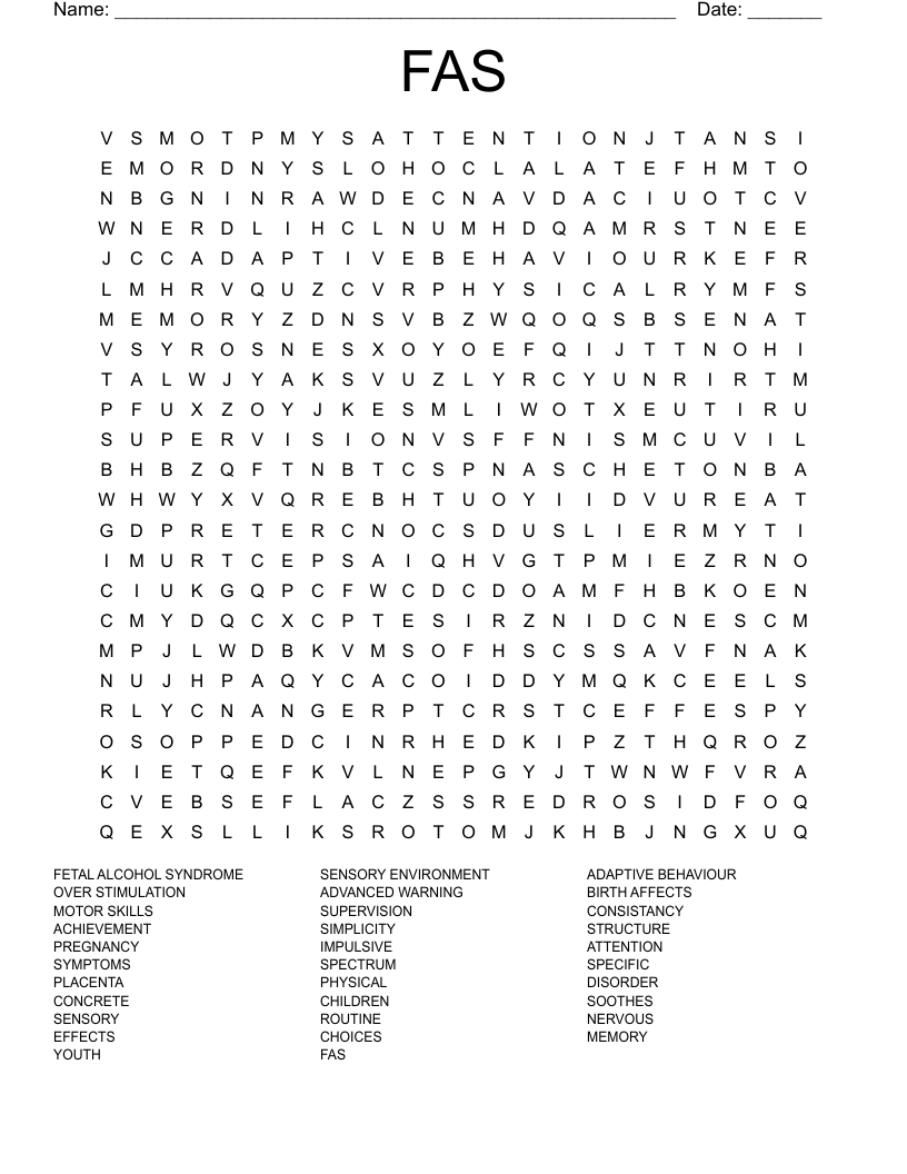 FAS Word Search