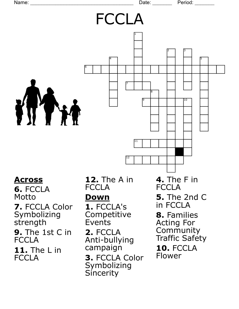 FCCLA Crossword