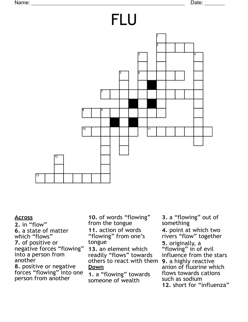 FLU Crossword