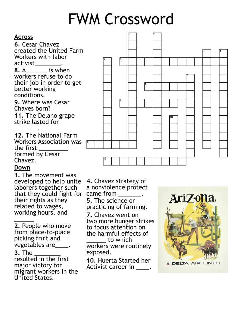 FWM Crossword