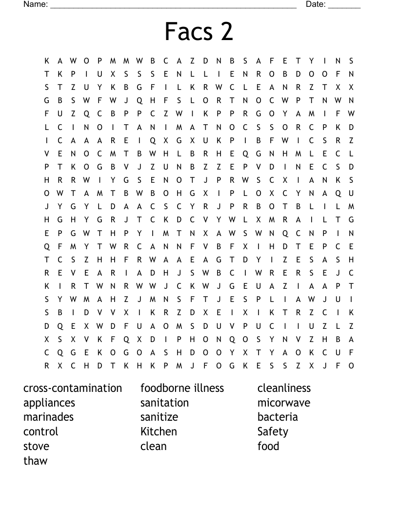 Facs 2 Word Search