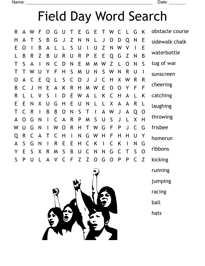 Field Day Word Search