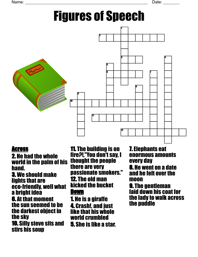 Figures of Speech Crossword