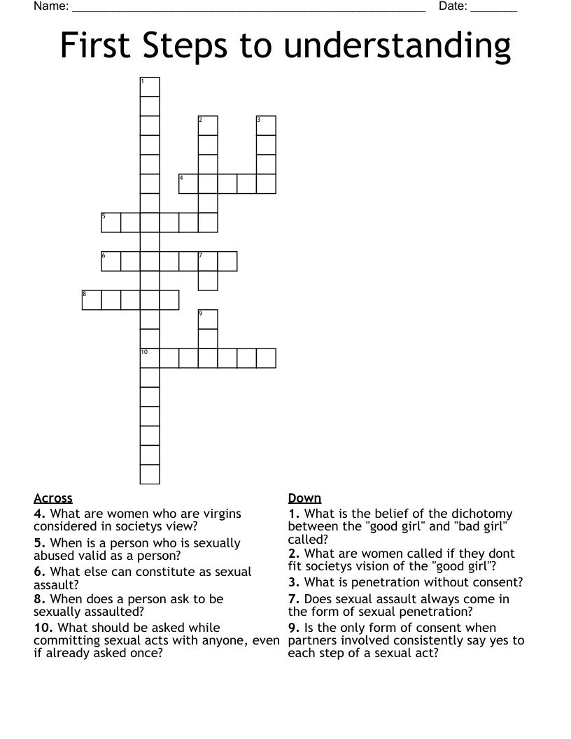 First Steps to understanding Crossword