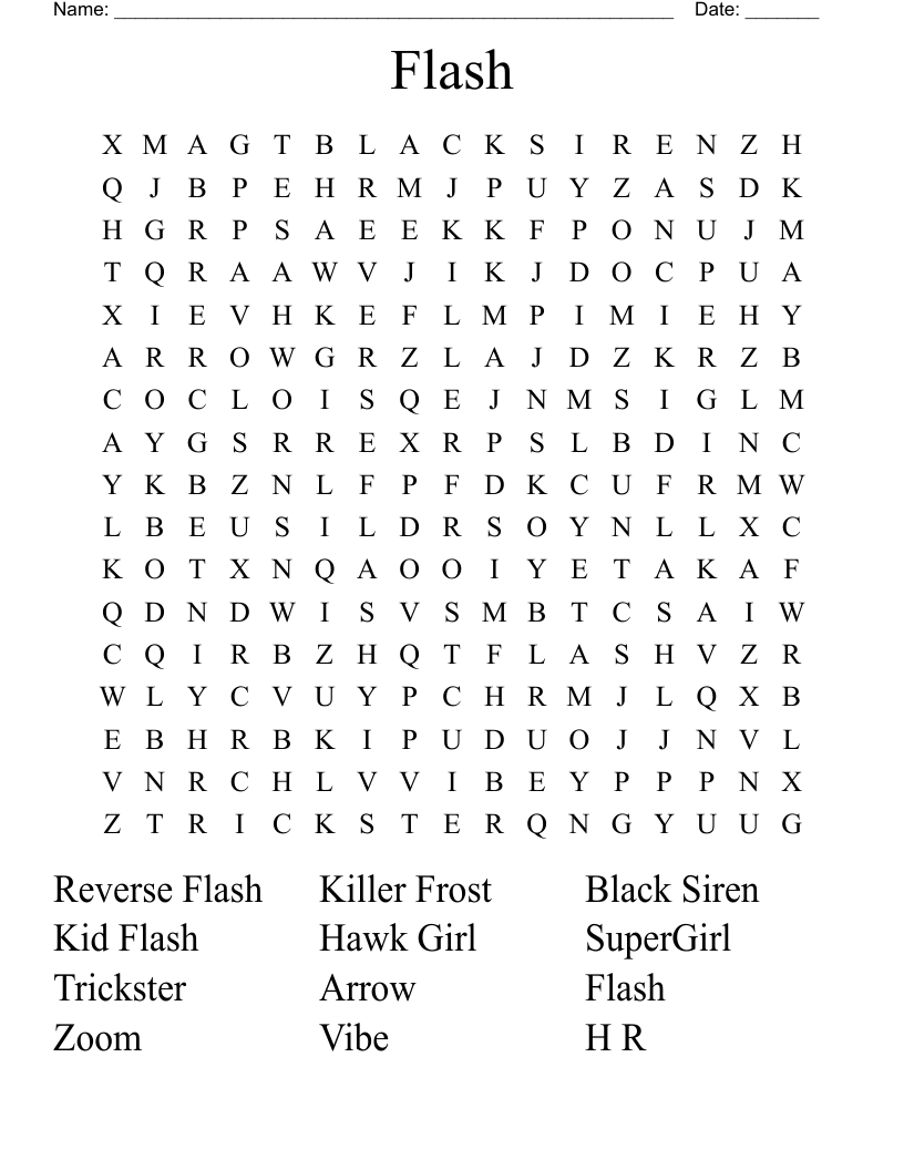 Flash Word Search