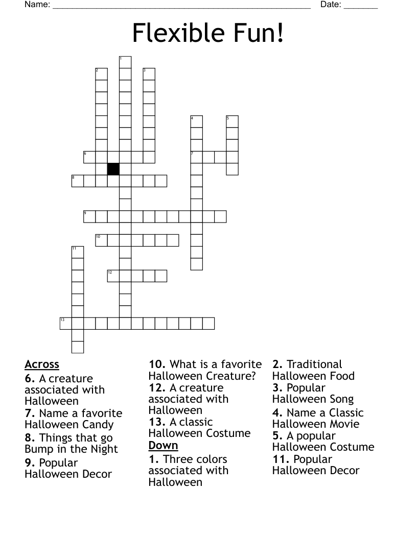 Flexible Fun! Crossword