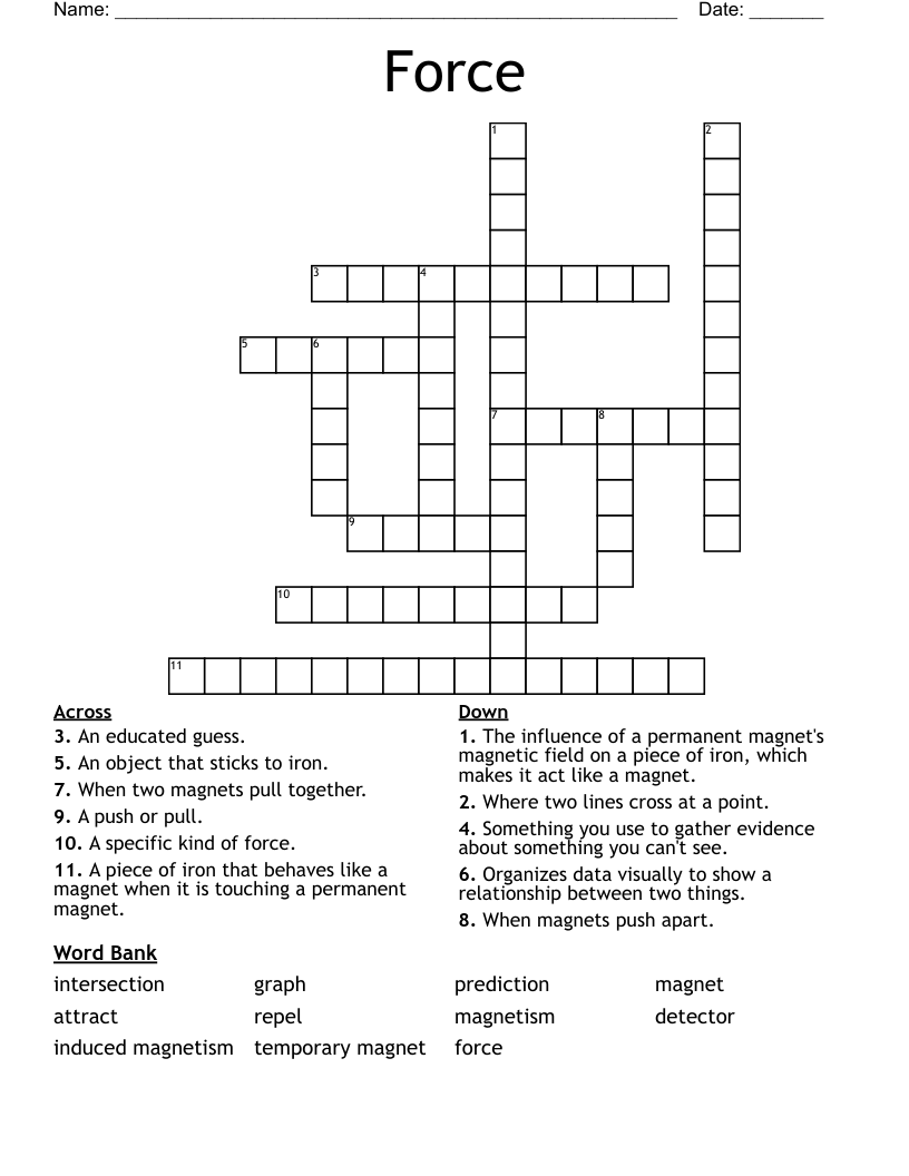 Force Crossword