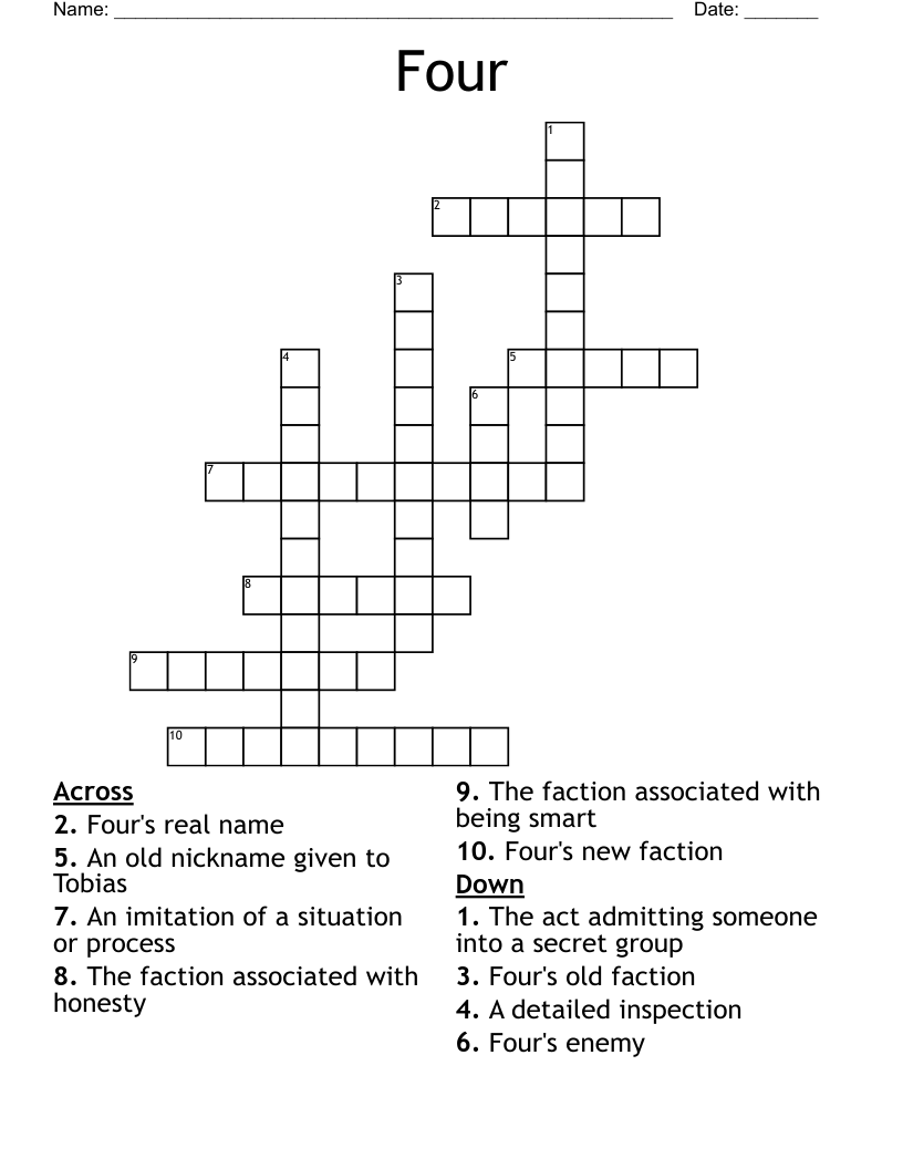 Four Crossword