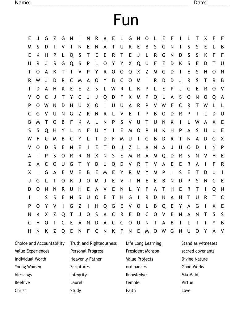 Fun Word Search