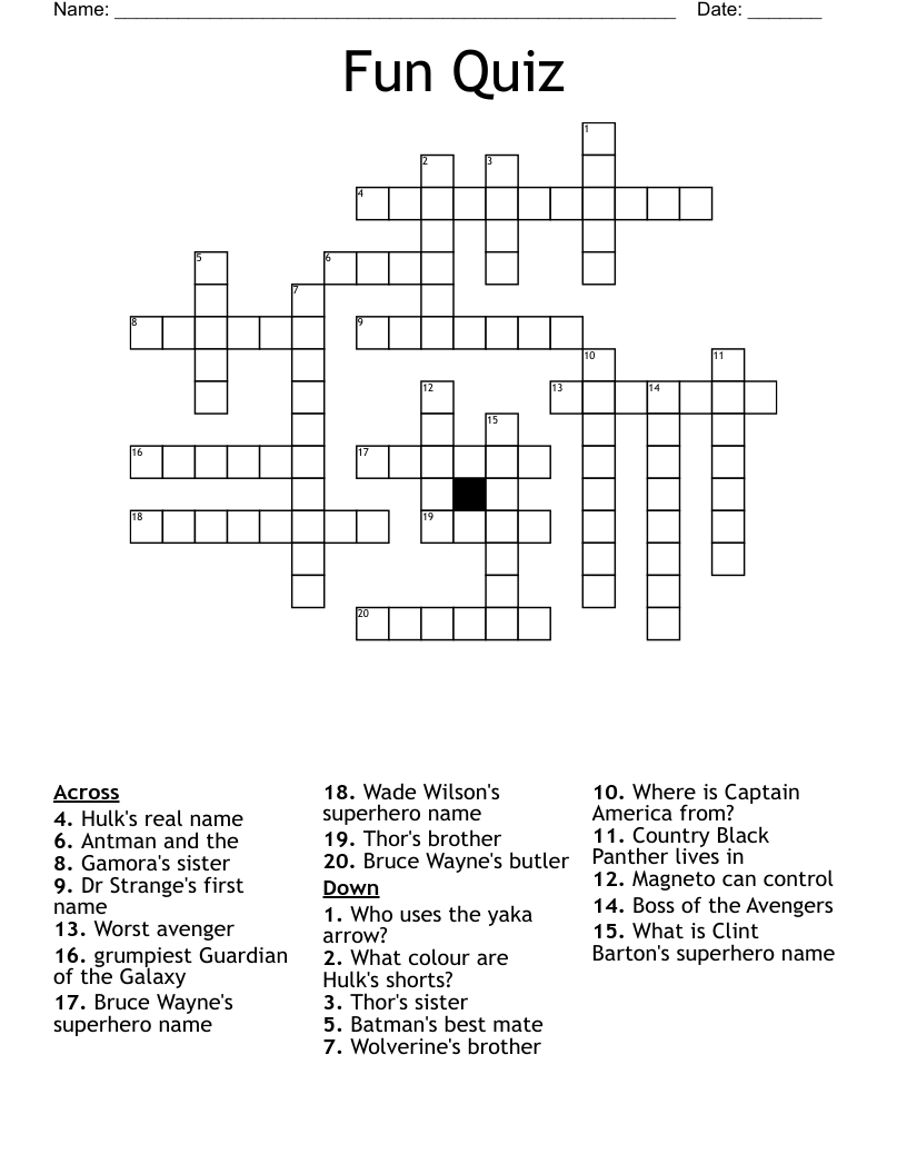 Fun Quiz