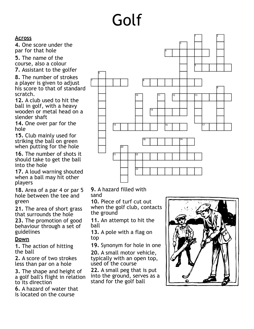 Golf Crossword