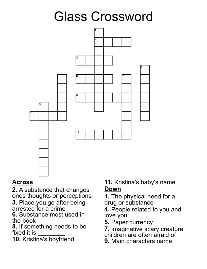 Glass Crossword