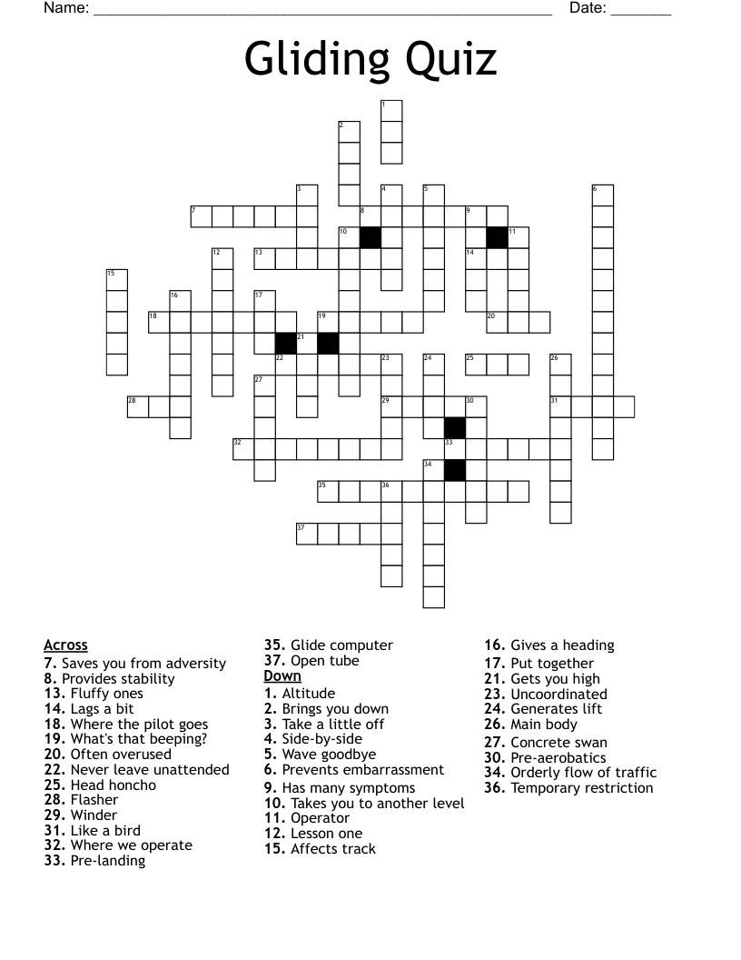 Gliding Quiz