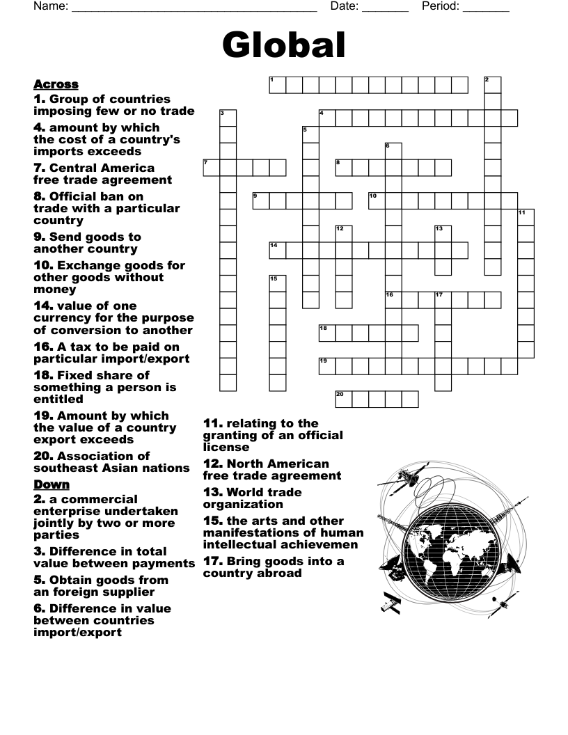 Global  Crossword