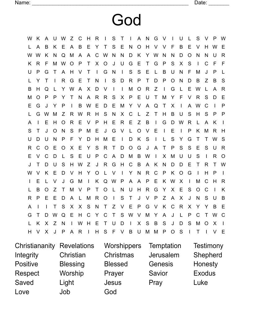 God Word Search
