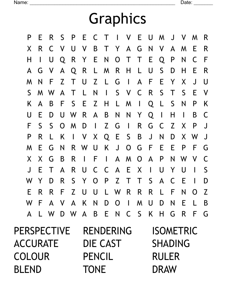 Graphics Word Search