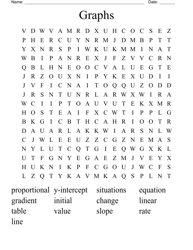 Graphs Word Search