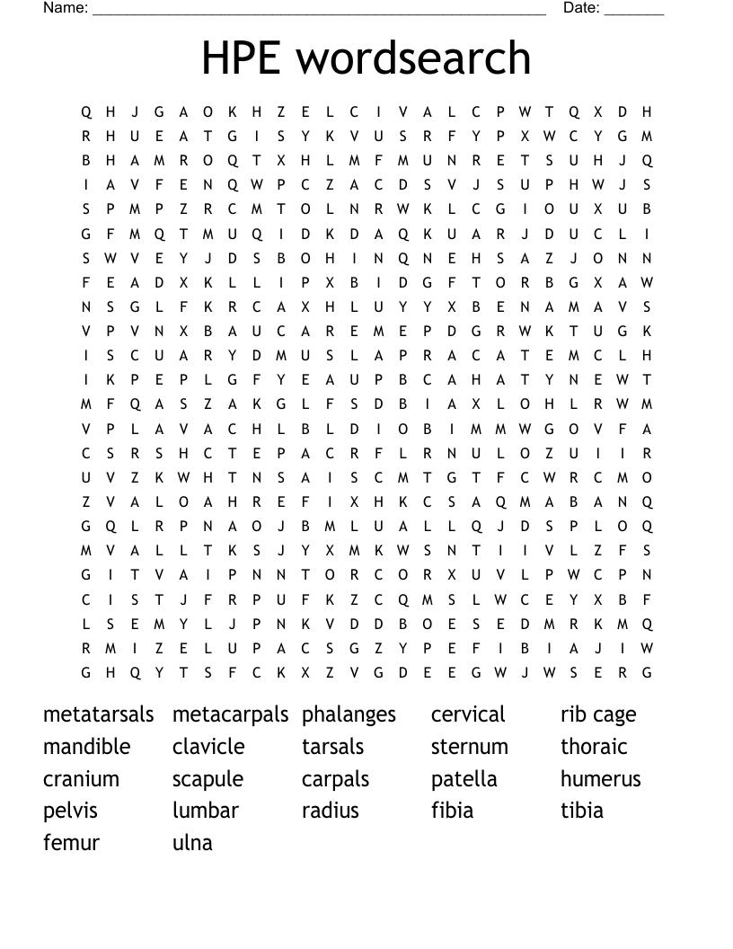 HPE wordsearch
