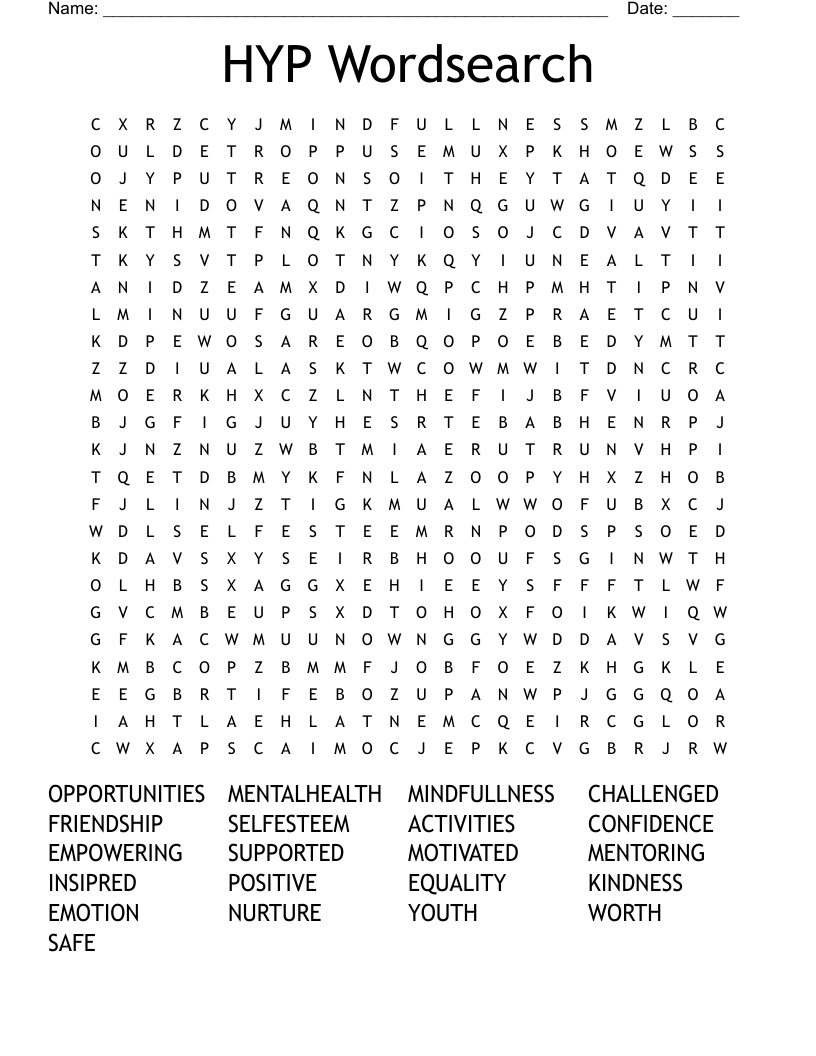HYP Wordsearch
