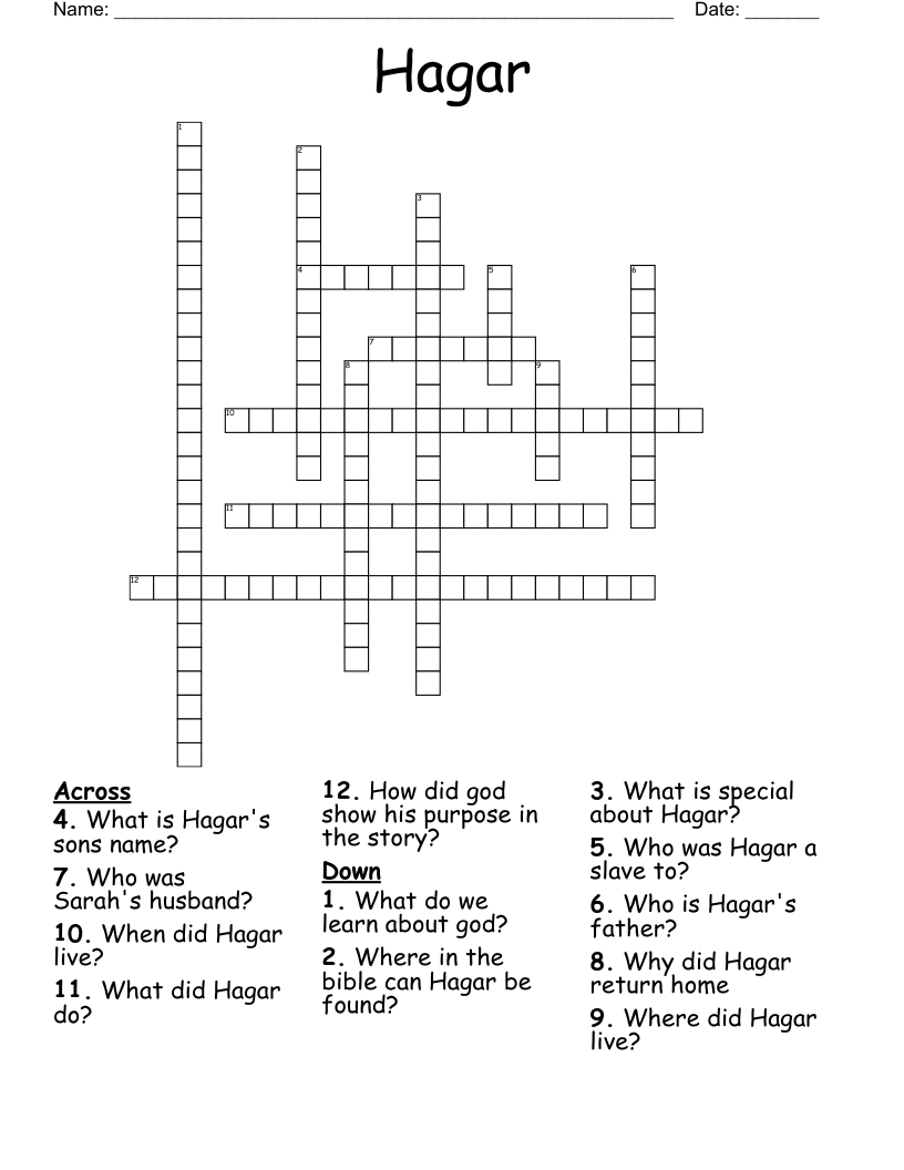 Hagar Crossword