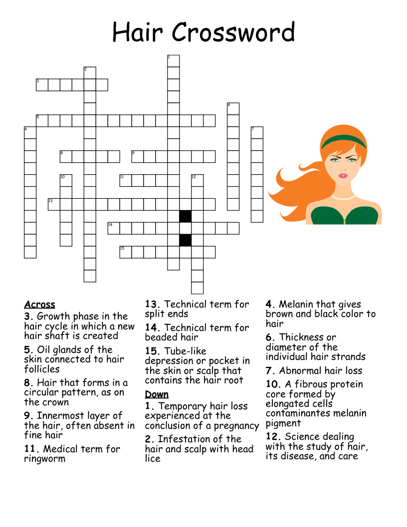Hair Crossword