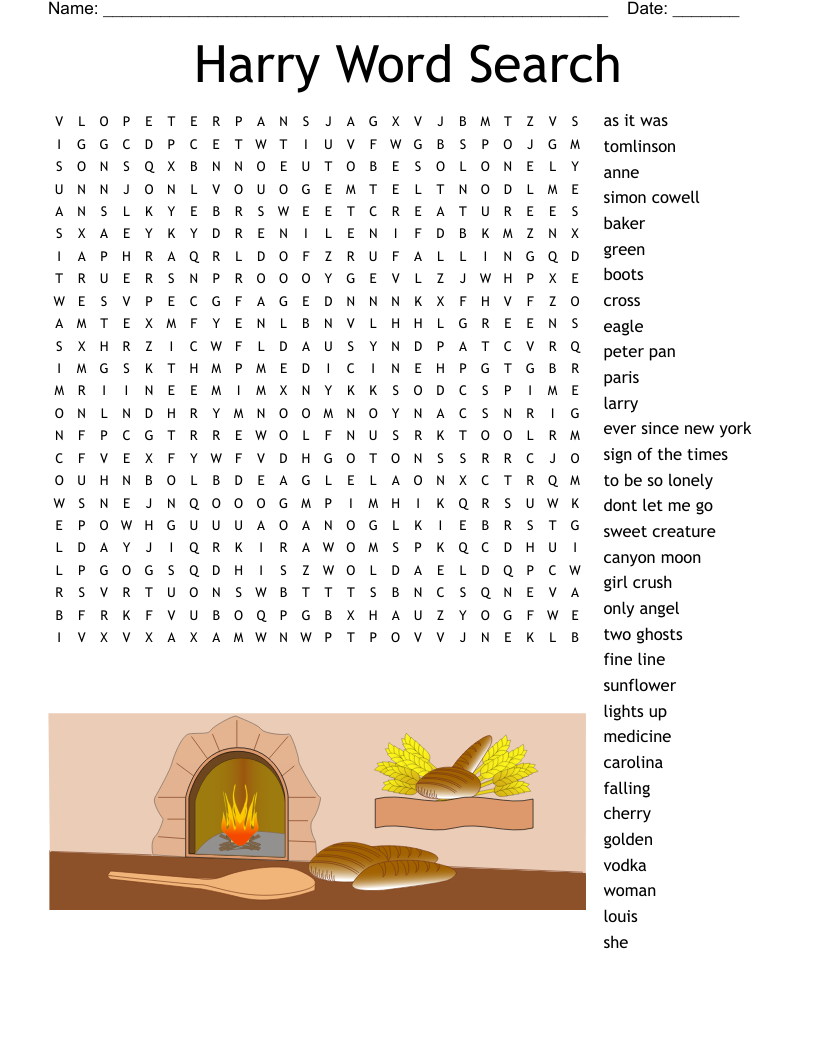 Harry Word Search