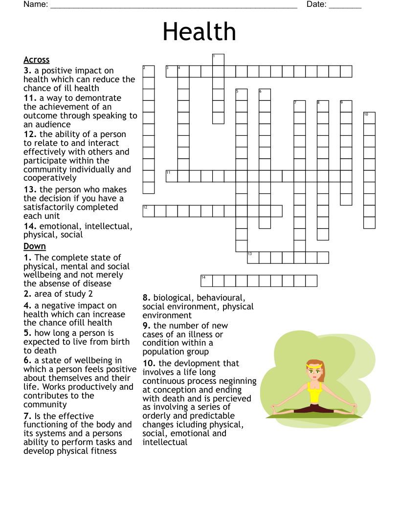 Health Crossword