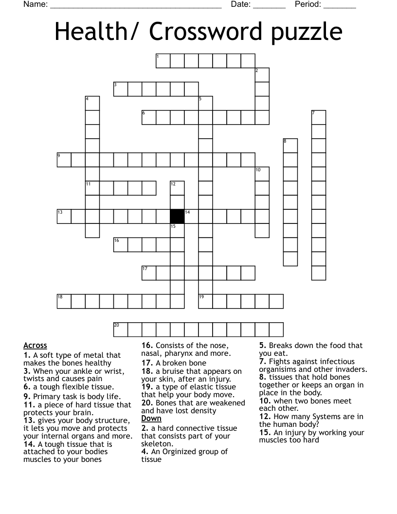 Health/ Crossword puzzle