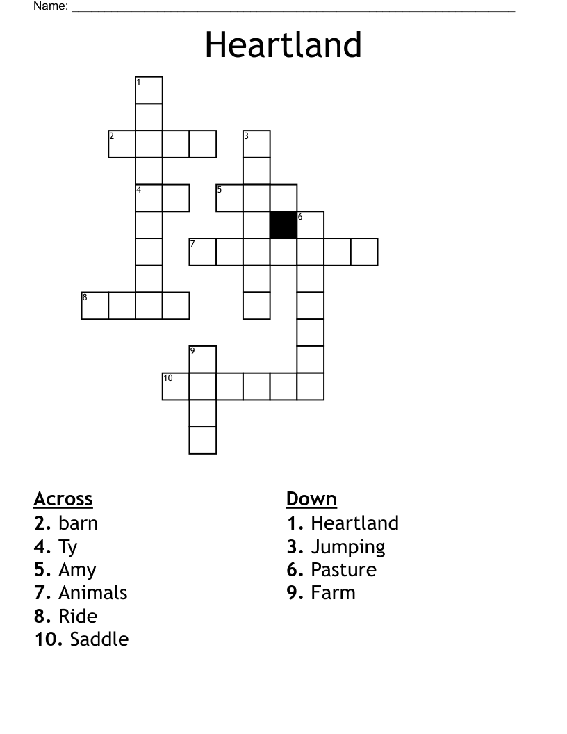Heartland Crossword