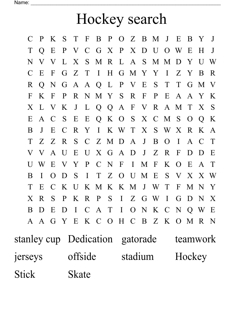 Hockey search