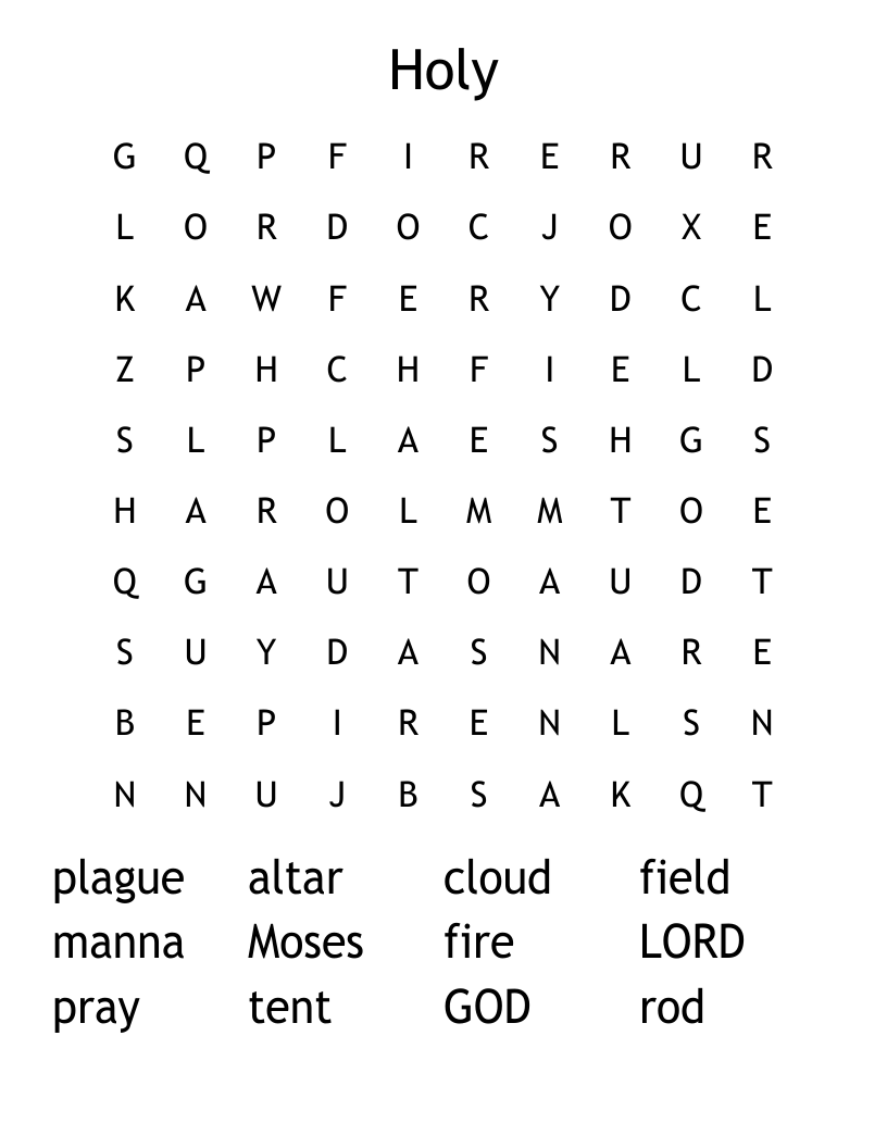 Holy Word Search