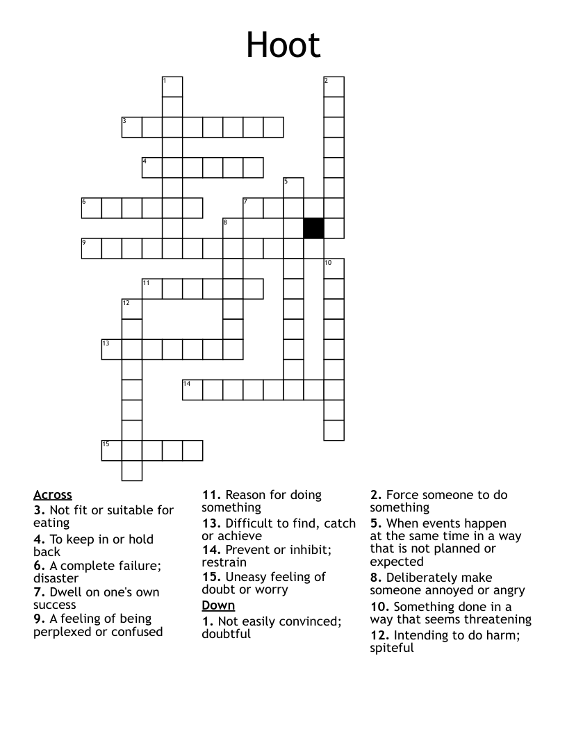 Hoot Crossword