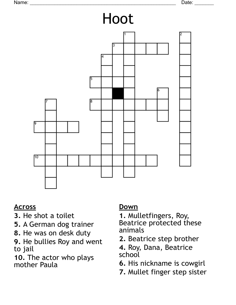 Hoot Crossword