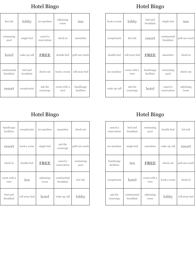 Hotel Bingo