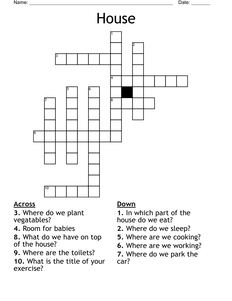 House Crossword