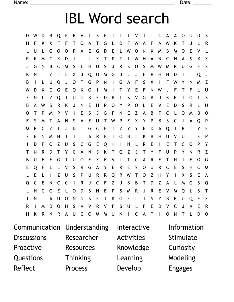 IBL Word search