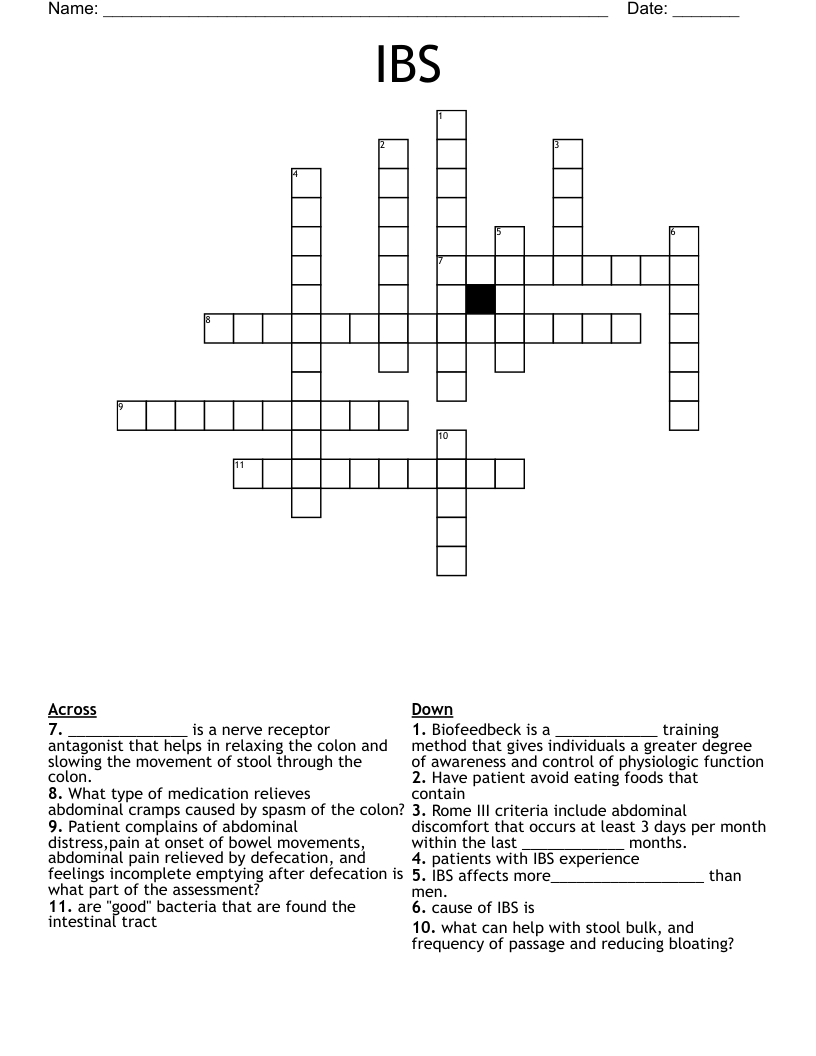 IBS Crossword