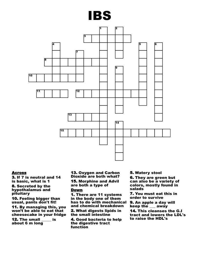IBS Crossword