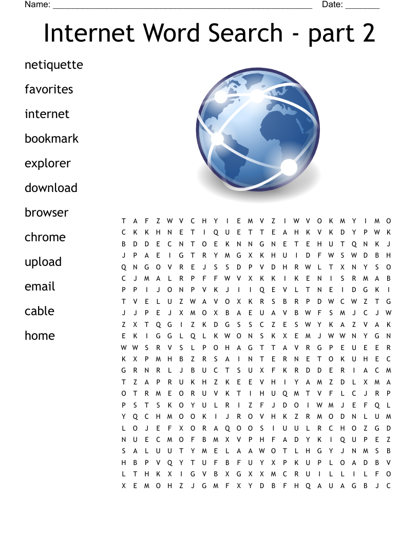 Internet Word Search - part 2