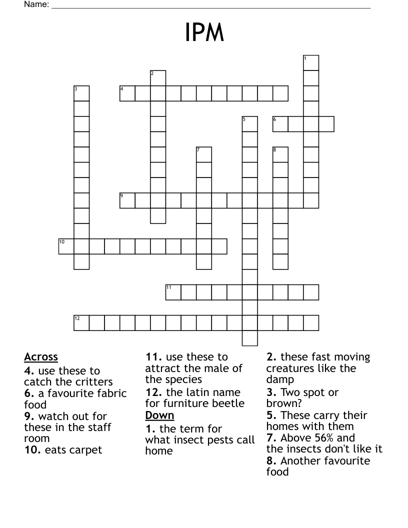 IPM  Crossword