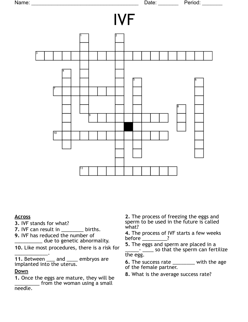 IVF Crossword