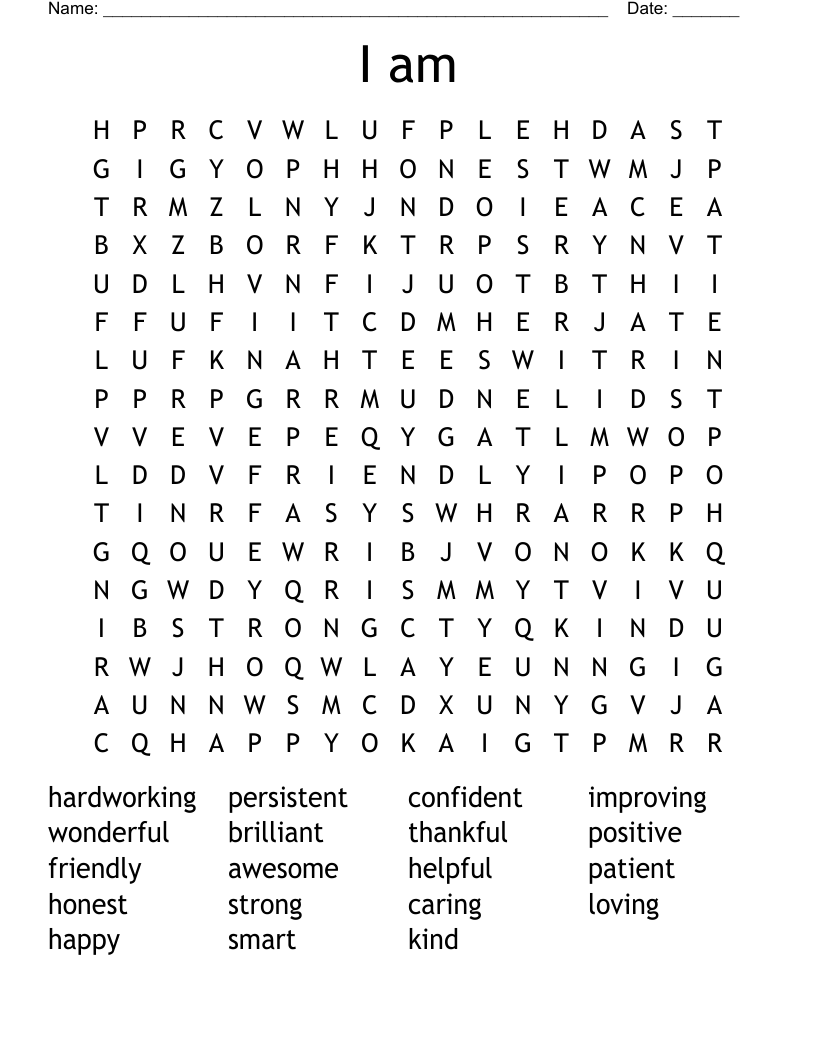 I am Word Search