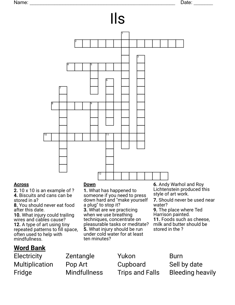Ils Crossword