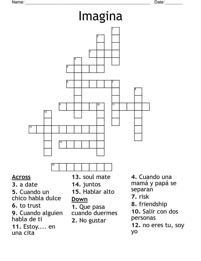 Imagina  Crossword