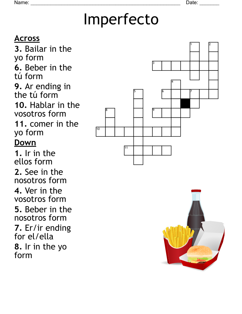 Imperfecto Crossword