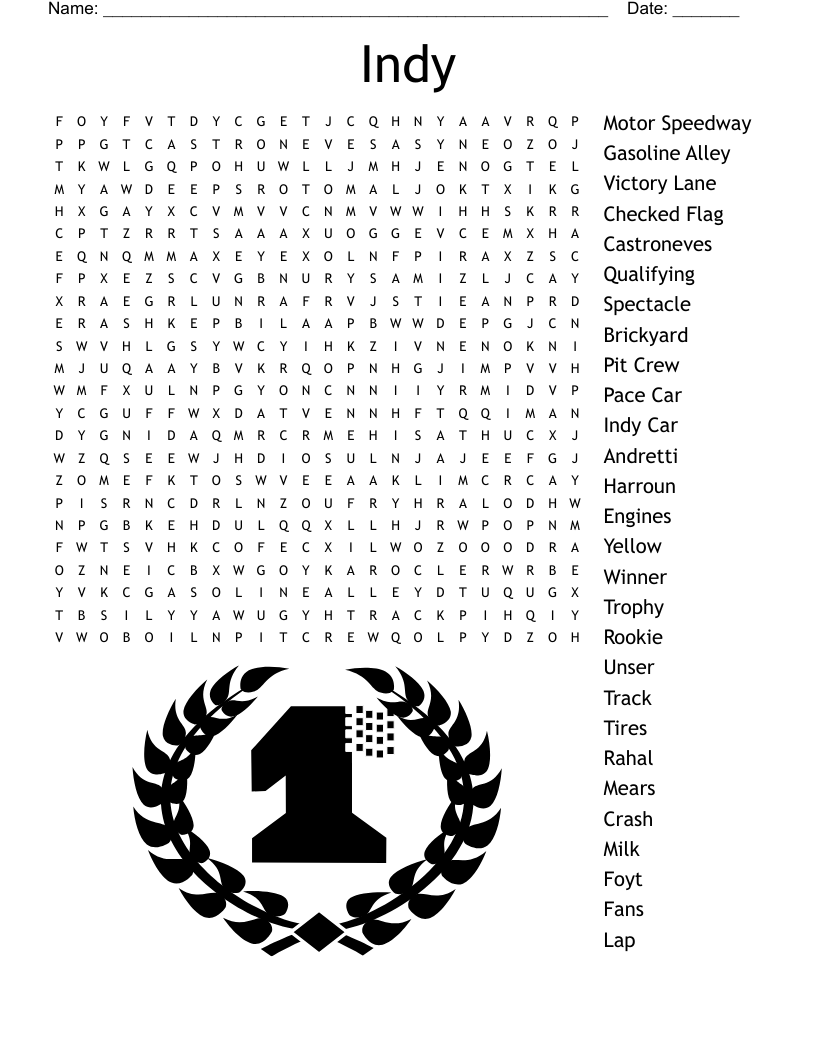 Indy Word Search
