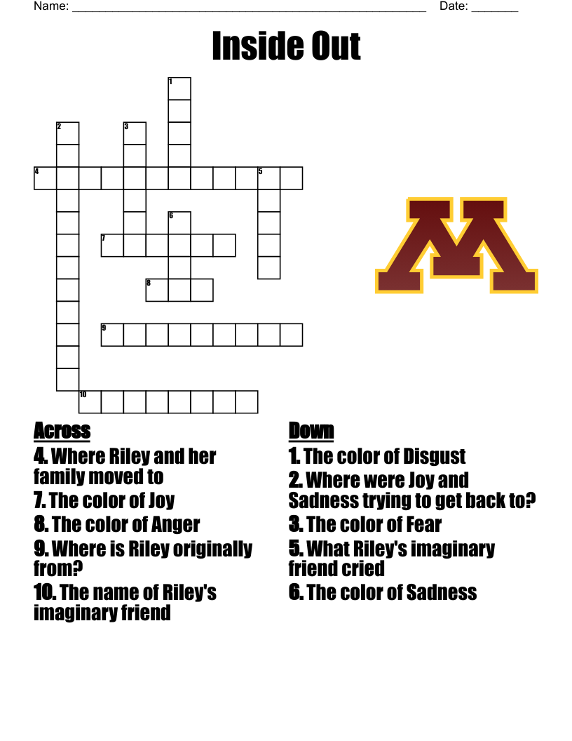 Inside Out Crossword